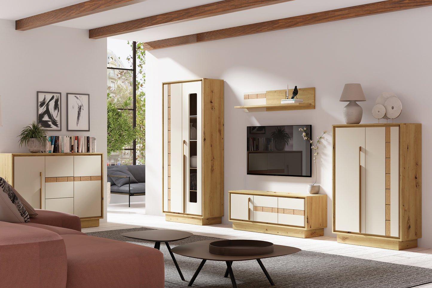 Keks Glass Display Cabinet 89/194/37 - K2