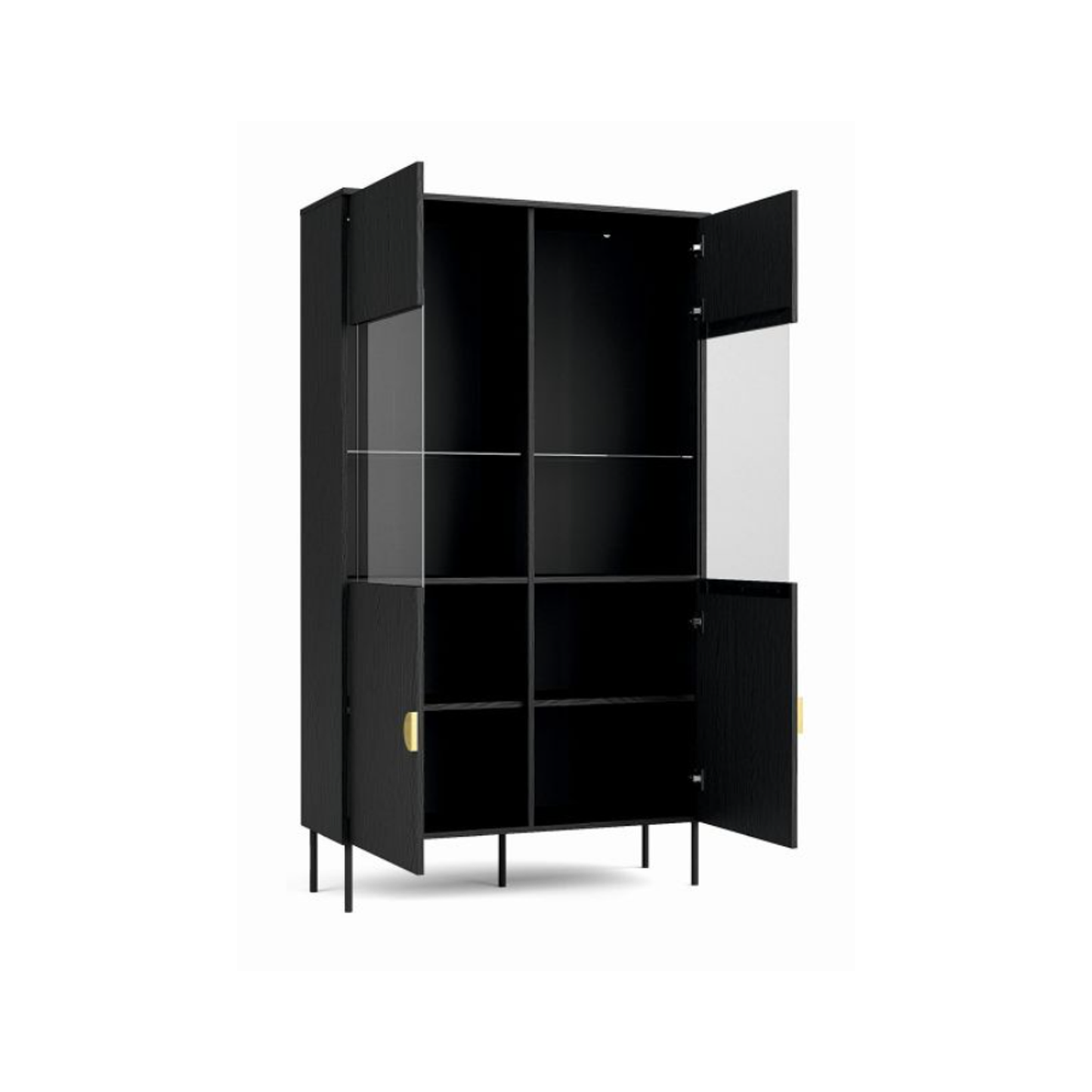 Mond Glass Display Cabinet 107/188/40 - Mond 01