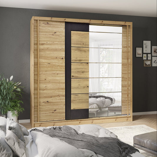 Avantgarde Sliding Door Wardrobe 200/215/59 - AV4-20