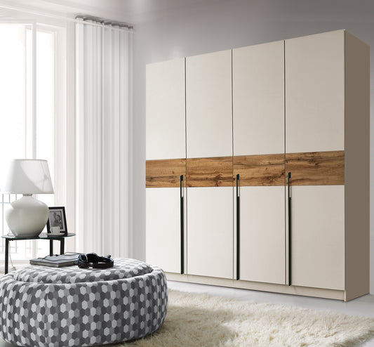 Denver 4 Door Wardrobe 200/215/60 - DEN3-20