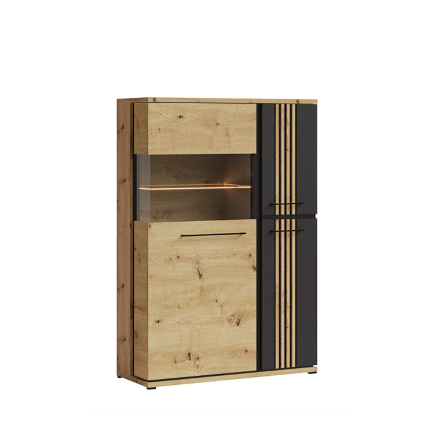 Molto Low Glass Display Cabinet 93/141/37 - ML2a