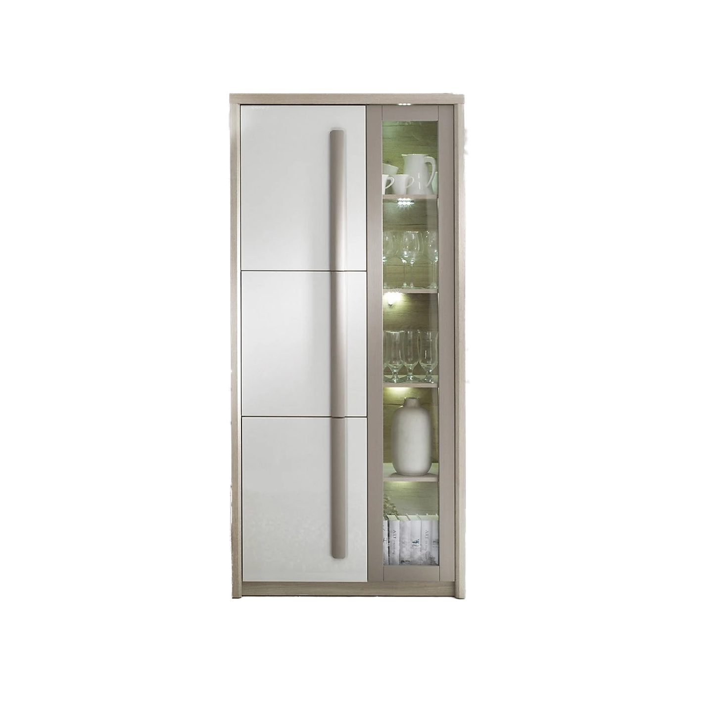 Roma Glass Display Cabinet 90/194/43 - ROM2