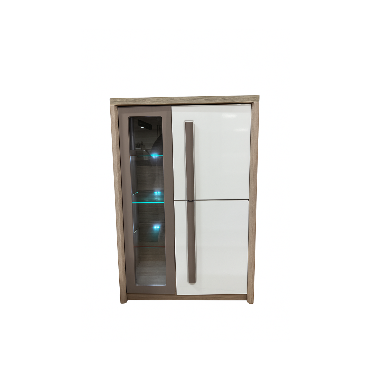 Roma Low Glass Display Cabinet 90/130/43 - ROM2a