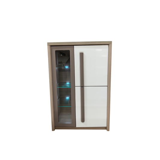 Roma Low Glass Display Cabinet 90/130/43 - ROM2a